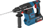 Bosch GBH18V-26 Akku-Bohrhammer nit 2 x 4,0Ah Li-Ion Akkus